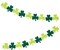 St. Patrick's Day Felt Ball Banner 8.2 ft Lucky Shamrock Garland(Green)